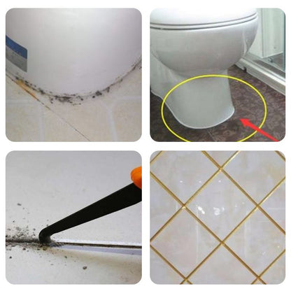 Anti-Mold Waterproof Tile Grout Repair Pen – Quick-Dry Grout Color Restorer
