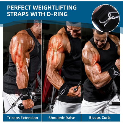 Premium Classic & D-Ring Lifting Straps for Maximum Heavy Pulls