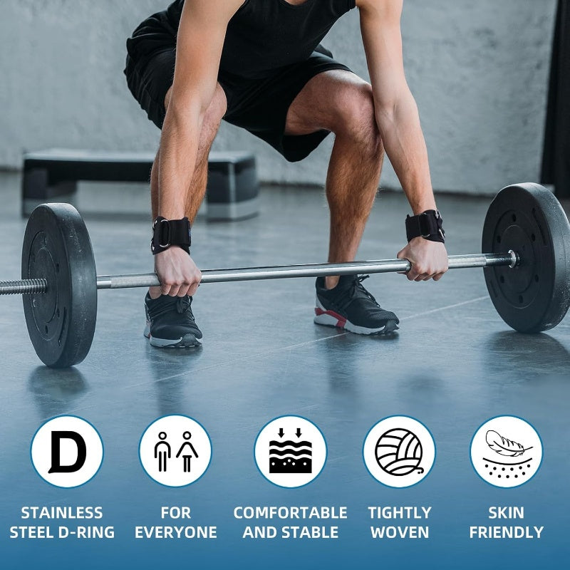 Premium Classic & D-Ring Lifting Straps for Maximum Heavy Pulls