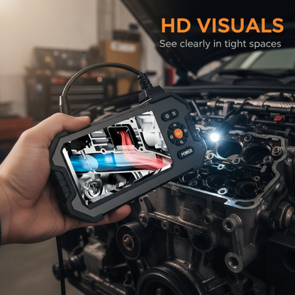 🔍 Portable 1080P HD Inspection Camera – 4.3' LCD Screen Endoscope Camera with Waterproof Cable for Auto Repair, Pipes & Home Inspection
