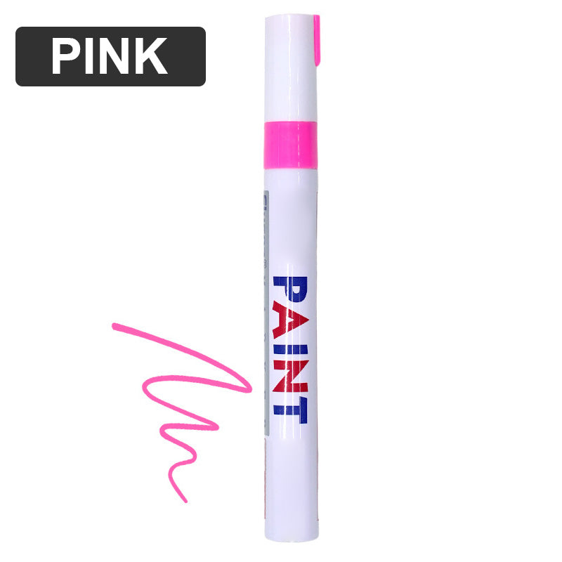 🛞 Waterproof Tire Paint Marker – 12 Colors for DIY Tire Lettering & Customization