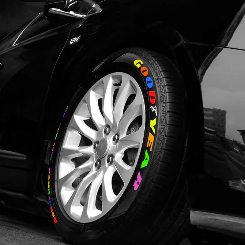 🛞 Waterproof Tire Paint Marker – 12 Colors for DIY Tire Lettering & Customization