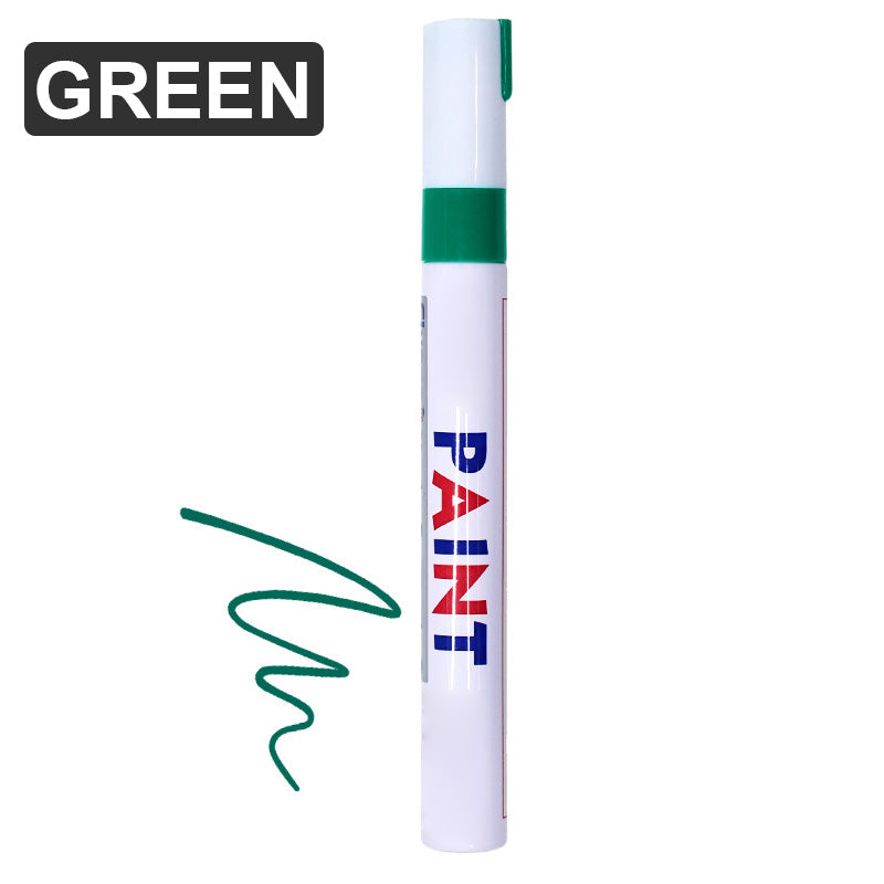 🛞 Waterproof Tire Paint Marker – 12 Colors for DIY Tire Lettering & Customization