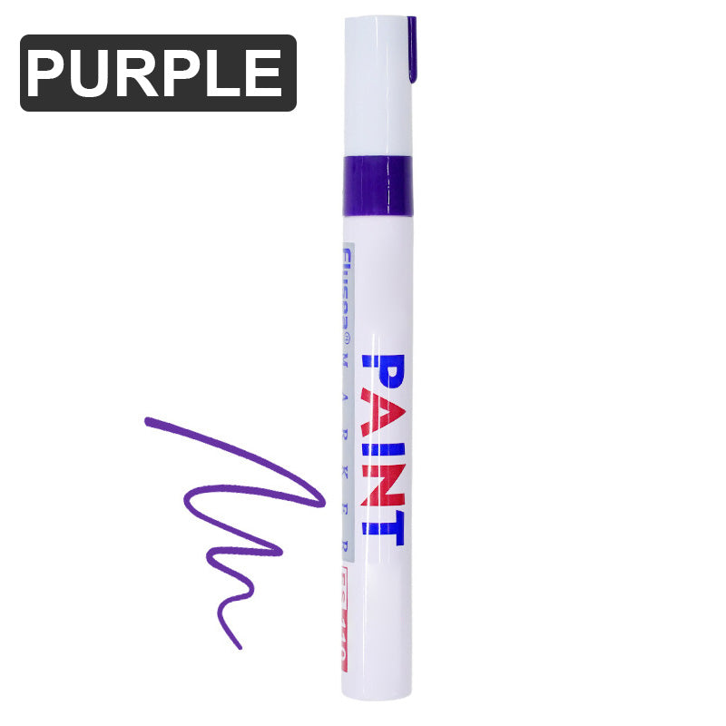 🛞 Waterproof Tire Paint Marker – 12 Colors for DIY Tire Lettering & Customization