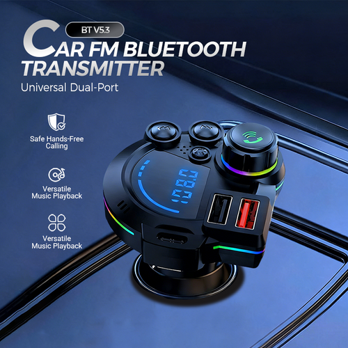⚡20W Multi-Port Fast Charger & Bluetooth Music Adapter – Revive Your Old Car with Smart FM Transmitter 🎵