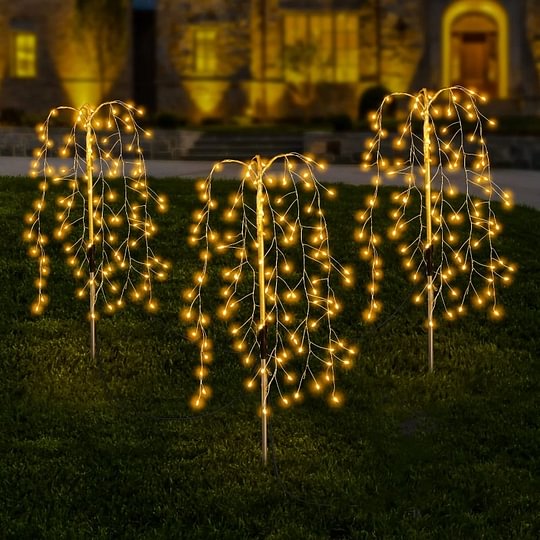 ✨ Solar Garden Lights Outdoor Decor – 120 LEDs, IP55 Waterproof, Easy Install 🌙