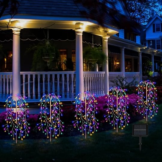 ✨ Solar Garden Lights Outdoor Decor – 120 LEDs, IP55 Waterproof, Easy Install 🌙