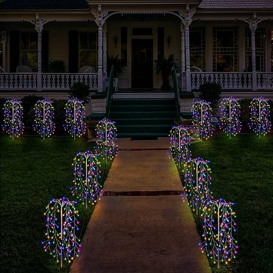 ✨ Solar Garden Lights Outdoor Decor – 120 LEDs, IP55 Waterproof, Easy Install 🌙