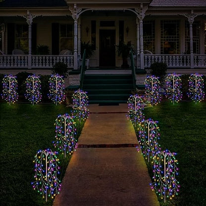 ✨ Solar Garden Lights Outdoor Decor – 120 LEDs, IP55 Waterproof, Easy Install 🌙