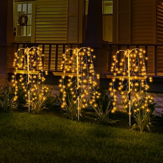 ✨ Solar Garden Lights Outdoor Decor – 120 LEDs, IP55 Waterproof, Easy Install 🌙