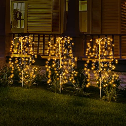 ✨ Solar Garden Lights Outdoor Decor – 120 LEDs, IP55 Waterproof, Easy Install 🌙