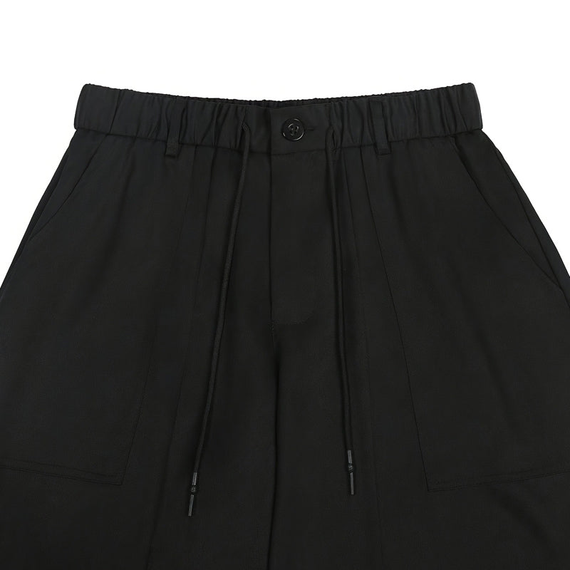 👖 LIMITED TIME: 50% OFF! 🔥 Men's Plus Size Capri Pants – Wide-Leg Loose Fit, Drawstring Waist & Large Pockets ✨