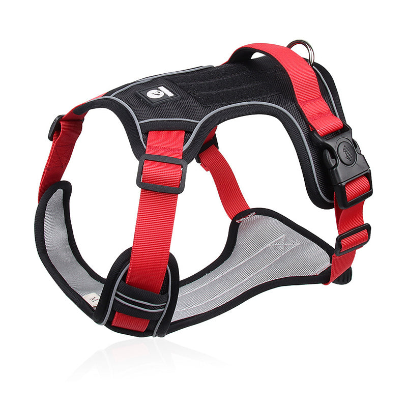 No Pull Dog Harness with Leash & Collar LED