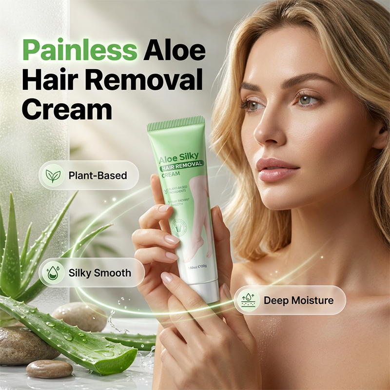 🏆🔥Gentle Aloe Vera Hair Removal Cream💖