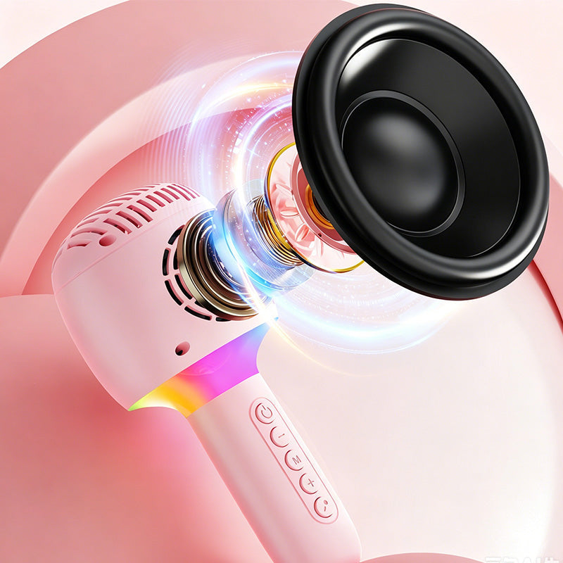 Wireless All-in-One Karaoke Microphone Speaker