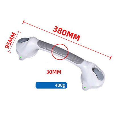 🚿 50% OFF! ✨ Suction Cup Grab Bar – Tool-Free No-Drill Install on Tile & Glass, Strong Vacuum Hold, Removable & Reusable – Extra Balance Support for Bathroom Safety 🔒
