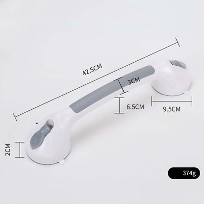 🚿 50% OFF! ✨ Suction Cup Grab Bar – Tool-Free No-Drill Install on Tile & Glass, Strong Vacuum Hold, Removable & Reusable – Extra Balance Support for Bathroom Safety 🔒