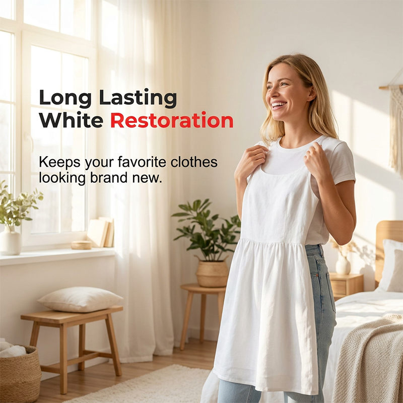🤍 Laundry Whitening Sheets for White Clothes – Deep Stain & Yellowing Remover, Easy Toss-and-Wash Laundry Booster ✨