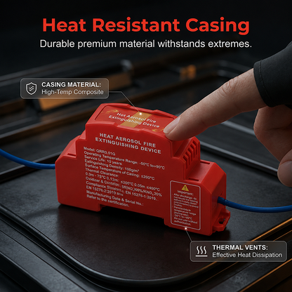 🧯 50% OFF Today! Automatic Aerosol Fire Suppression Device for Electrical Cabinets