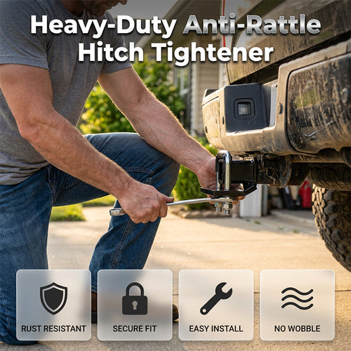 ⏰Heavy-Duty Anti-Rattle Hitch Tightener