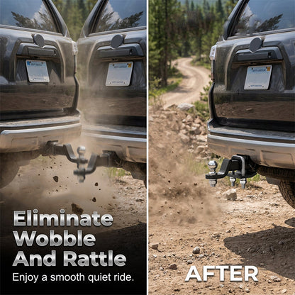 ⏰Heavy-Duty Anti-Rattle Hitch Tightener