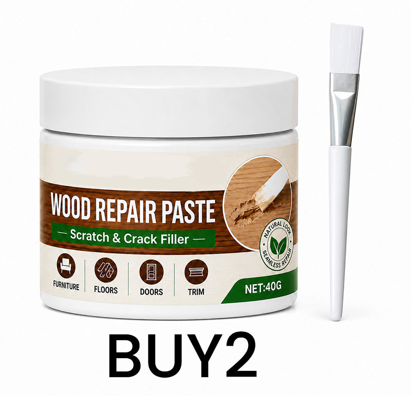Furniture & Floor Repair Paste – Works on tables, cabinets & wooden floors. Covers scuffs & peeling. No more ugly scratches! 🏠✅