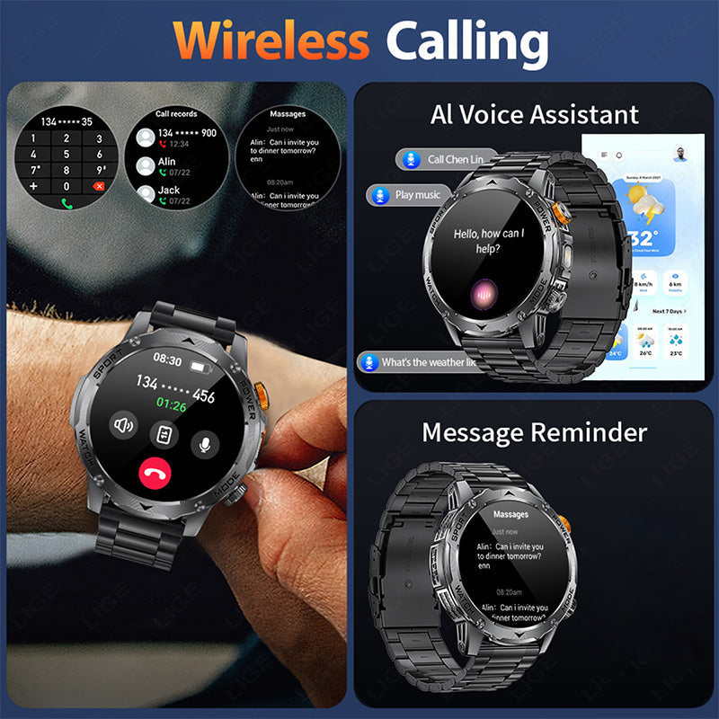 📢📢50% OFF !! ⏰1000mAh Battery Smart Bluetoot Sports Watch