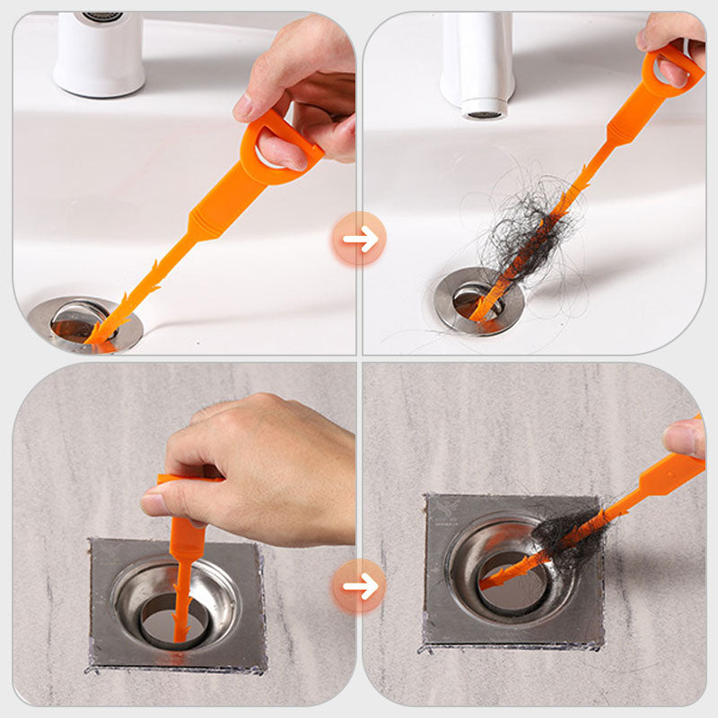 🔥Hot Sale🛠️20.5‑inch Drain Snake – Flexible Durable Hair Clog Remover Tool, Quick Sink Tub Pipe Dredger, Reusable Drain Cleaner Stick for Bathroom Kitchen Sewer Blockages