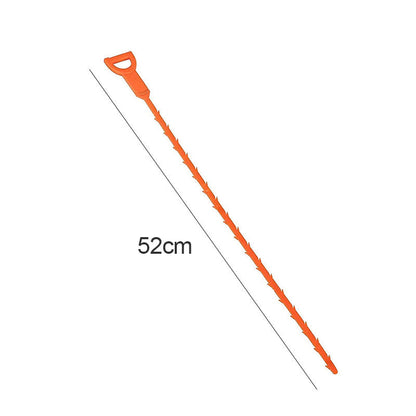 🔥Hot Sale🛠️20.5‑inch Drain Snake – Flexible Durable Hair Clog Remover Tool, Quick Sink Tub Pipe Dredger, Reusable Drain Cleaner Stick for Bathroom Kitchen Sewer Blockages