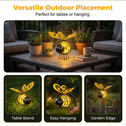 🌙🍃 LIMITED-TIME 50% OFF! Hanging Solar Bee Light – Warm Amber Glow, Flicker-Free, Perfect for Garden Parties, Camping, or Kids’ Rooms – Spread Joy Day and Night 🌞🌜
