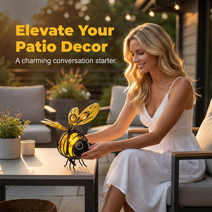 🌙🍃 LIMITED-TIME 50% OFF! Hanging Solar Bee Light – Warm Amber Glow, Flicker-Free, Perfect for Garden Parties, Camping, or Kids’ Rooms – Spread Joy Day and Night 🌞🌜