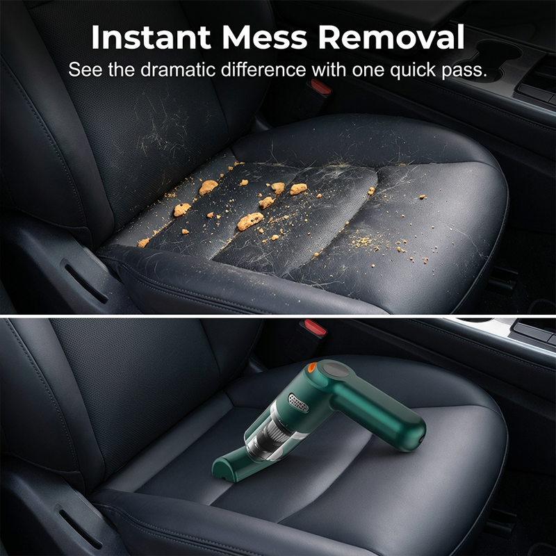 ⏳50% off⏰Cordless car vacuum – 10000Pa suction, lightweight, long battery life!🚗💨