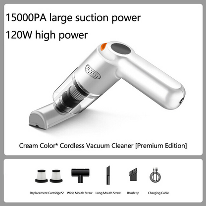⏳50% off⏰Cordless car vacuum – 10000Pa suction, lightweight, long battery life!🚗💨