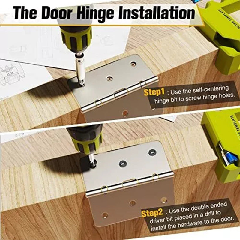 Adjustable Door Hinge Jig Kit