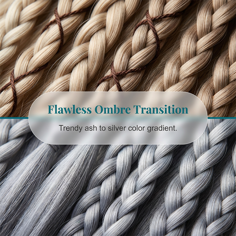 Maillard Style Pre-Braided Hair Extensions