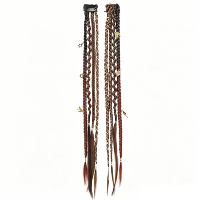 Maillard Style Pre-Braided Hair Extensions