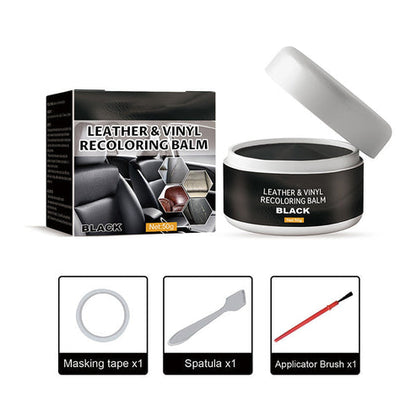 Black leather repair paste kit