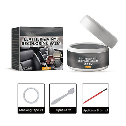 Gray leather repair paste kit