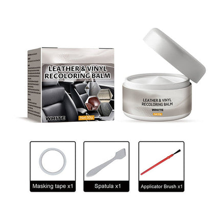 White leather repair paste kit