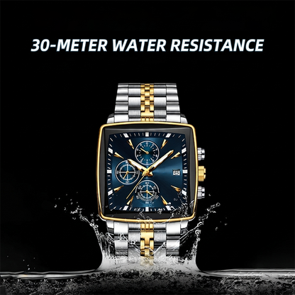 🎁2026 New Arrivals 50% OFF💥Men's Classic Square Dial Quartz Watch – Timeless & elegant – Durable band, perfect for daily or formal wear – reliable and stylish 🖤💼✨