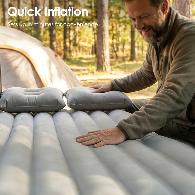 ⏰Inflatable Car Air Mattress Travel Bed