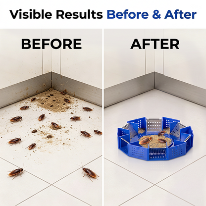 Physical Cockroach Trap Non-Toxic Six-Door Pest Catcher