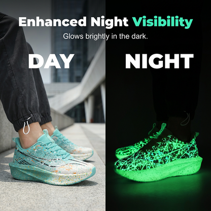 ⏰Glow-in-the-Dark Splatter Print Casual Sneakers