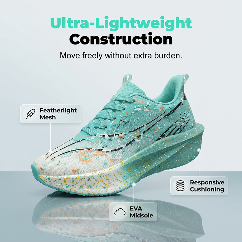 ⏰Glow-in-the-Dark Splatter Print Casual Sneakers