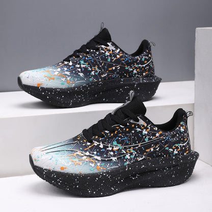 ⏰Glow-in-the-Dark Splatter Print Casual Sneakers