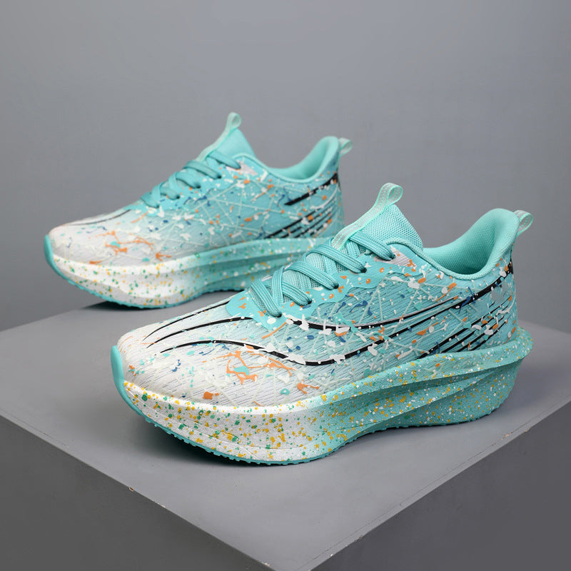 ⏰Glow-in-the-Dark Splatter Print Casual Sneakers