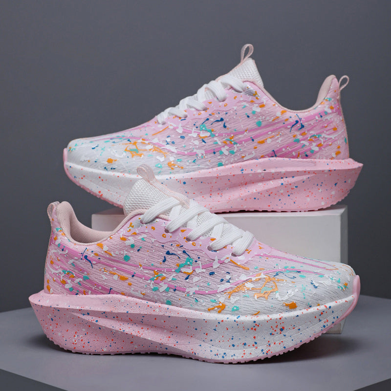 ⏰Glow-in-the-Dark Splatter Print Casual Sneakers