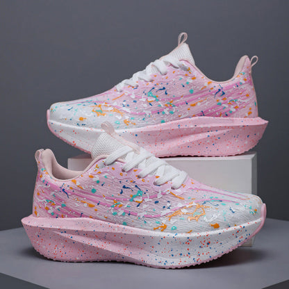 ⏰Glow-in-the-Dark Splatter Print Casual Sneakers
