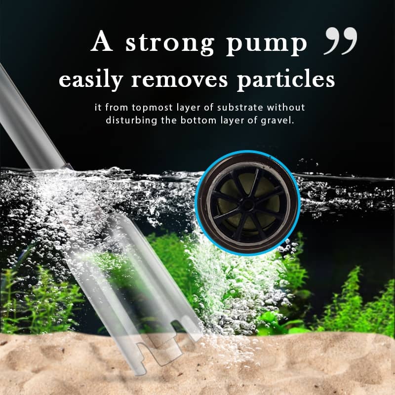 50% off 🔥 Electric Aquarium Gravel Cleaner