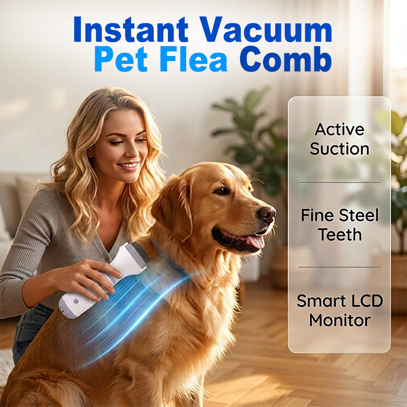 ❤️Yourivo Dedicated to pet health❤️ Electric Flea Comb for Pets